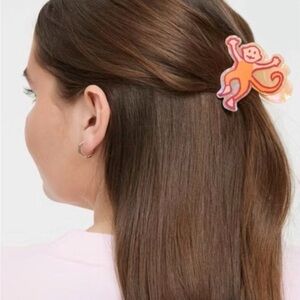 Roller rabbit x target Monkey Hair Clip